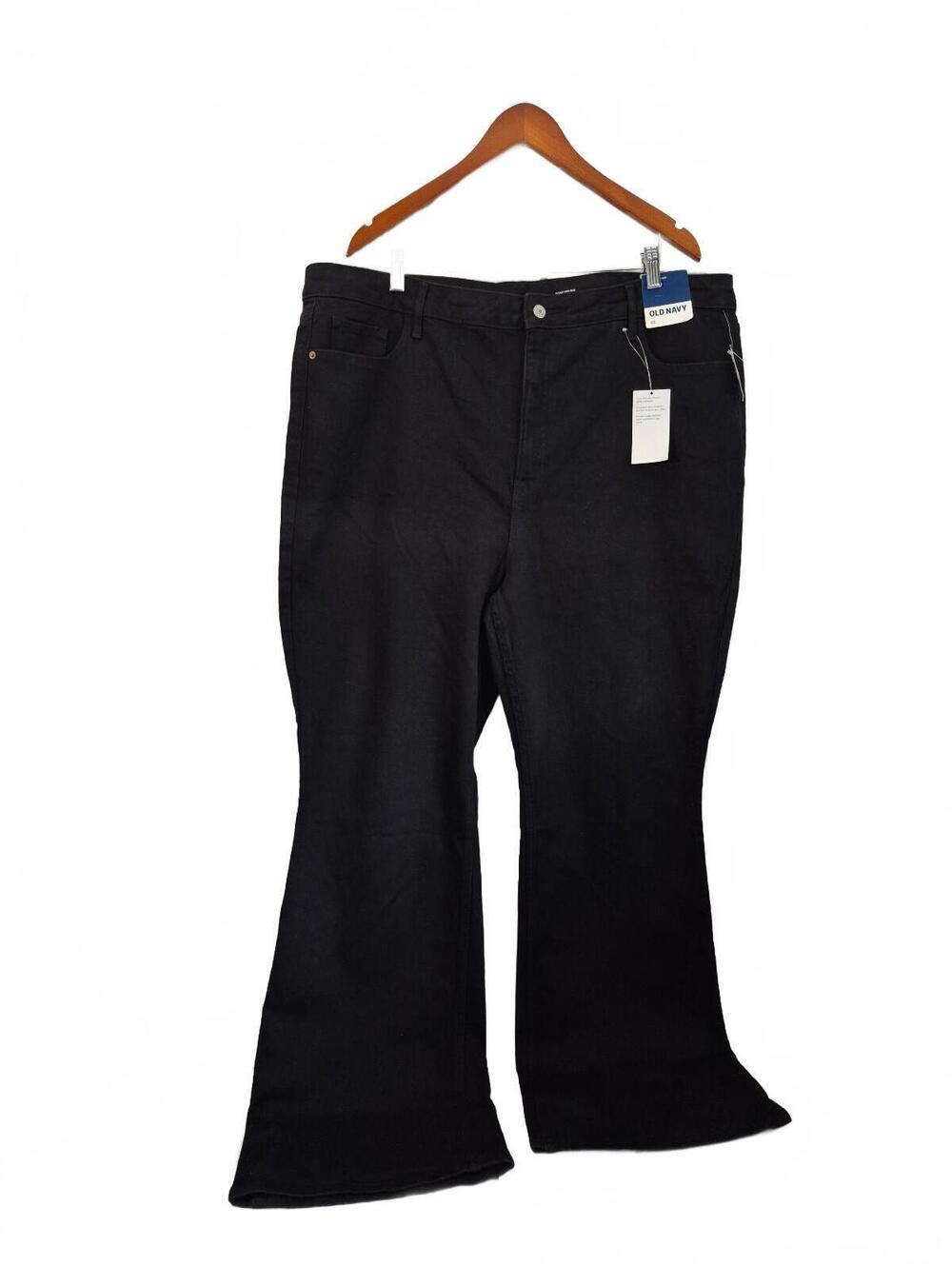 Old Navy Women’s Higher High-Rise Flare Jeans Black Size 22 Nwt – Classic Blac